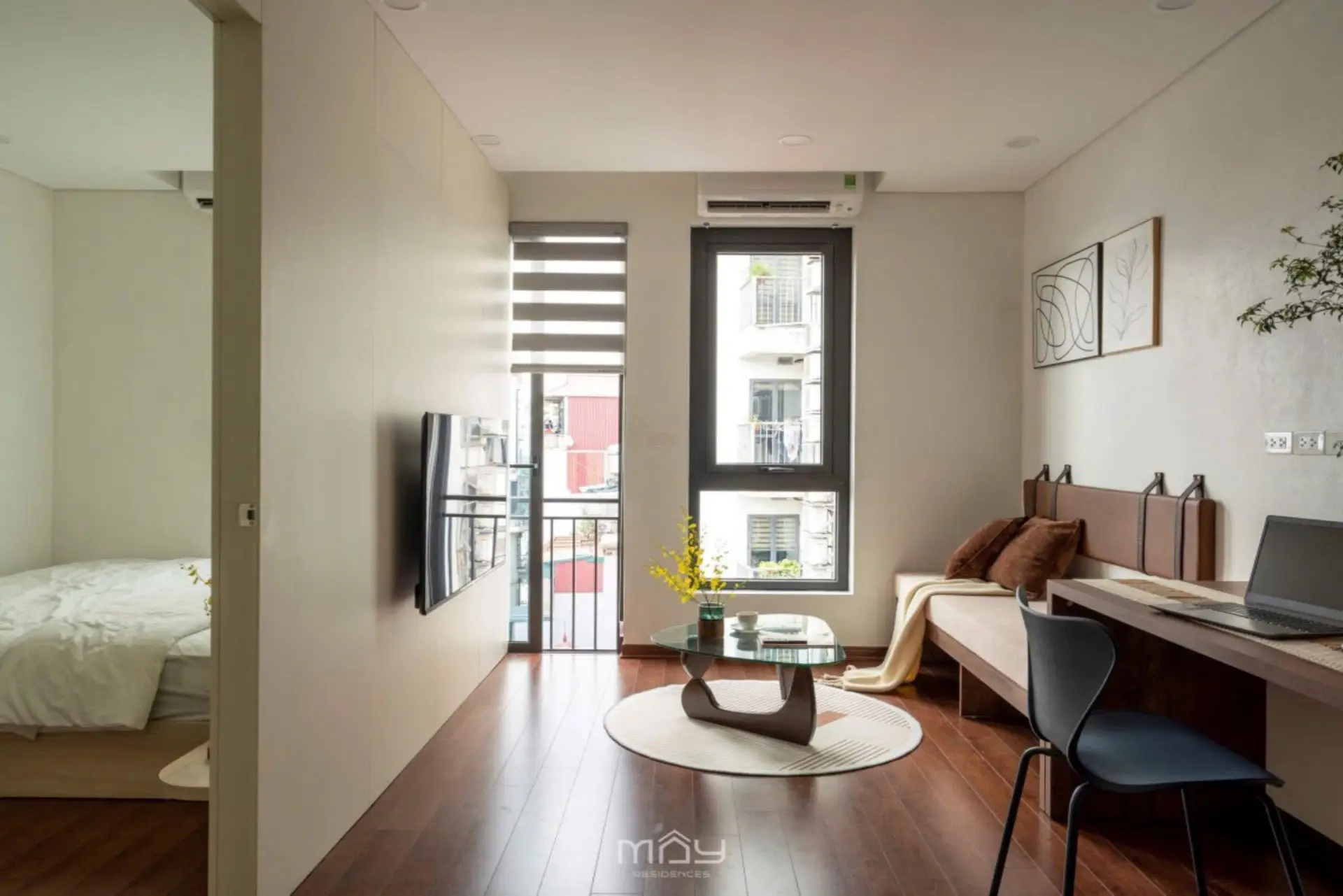 the first May – 1bed- Living room 1