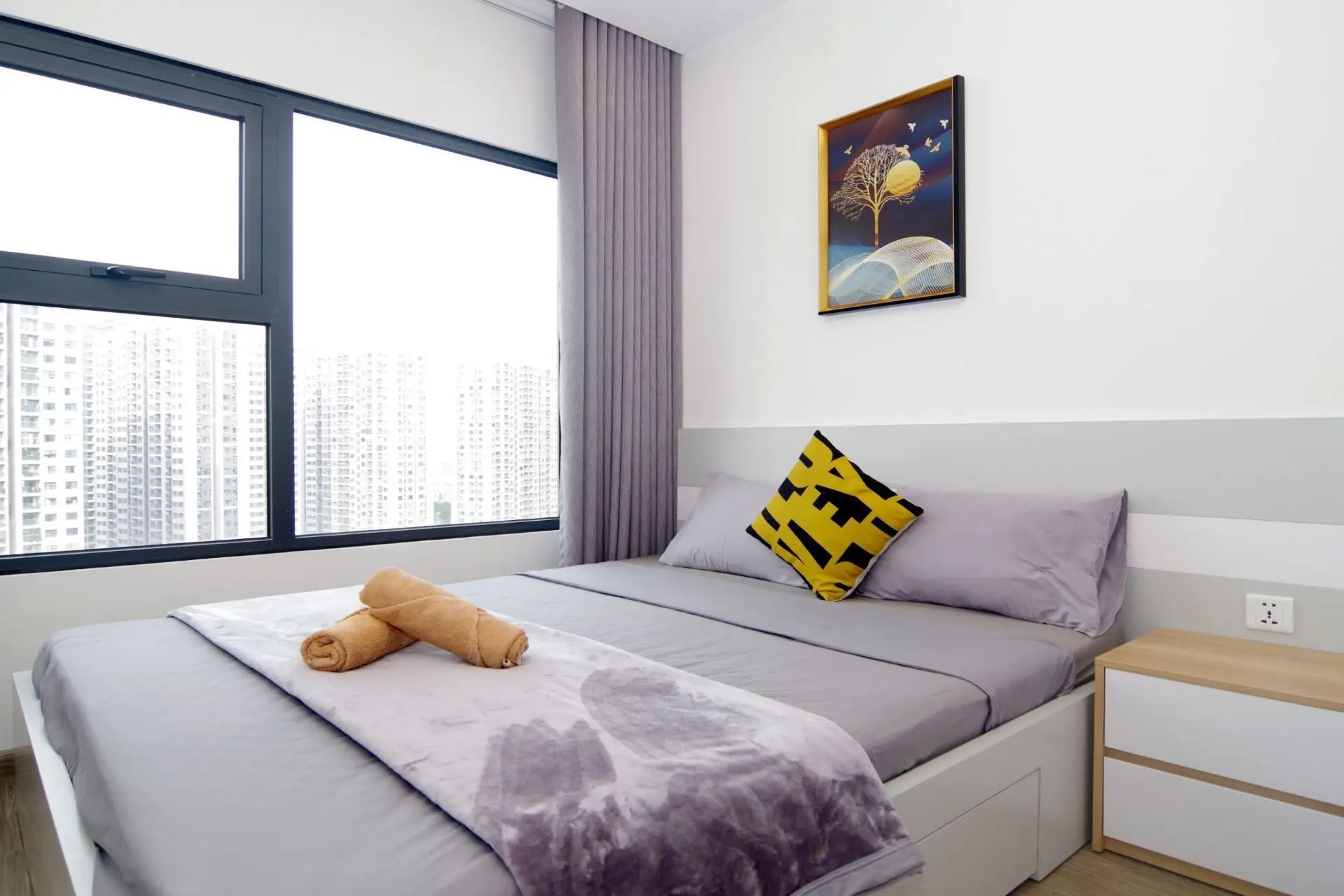 Vinhome Ocean Park- S2 02 16F- 3Bed – bedroom