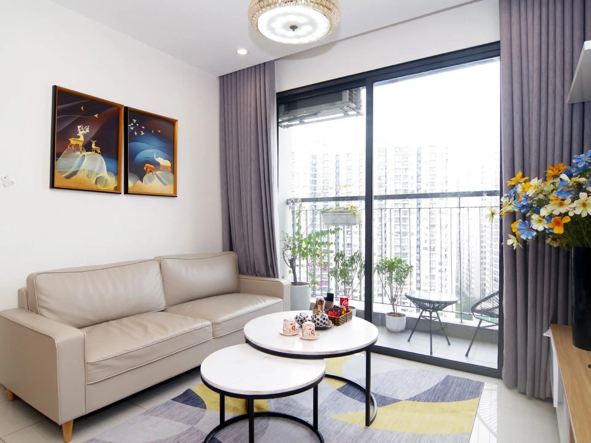 Vinhome Ocean Park- S2 02 16F- 3Bed – living room