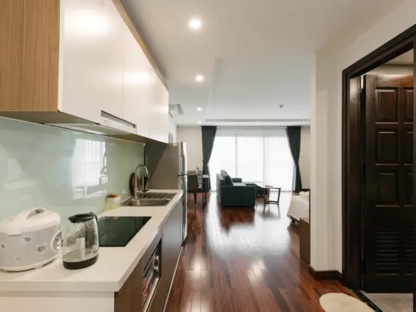 Xuan Hoa Apartment Studio 50m2 Kitchen