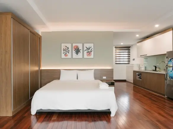Xuan Hoa Apartment Studio 50m2 Bedroom