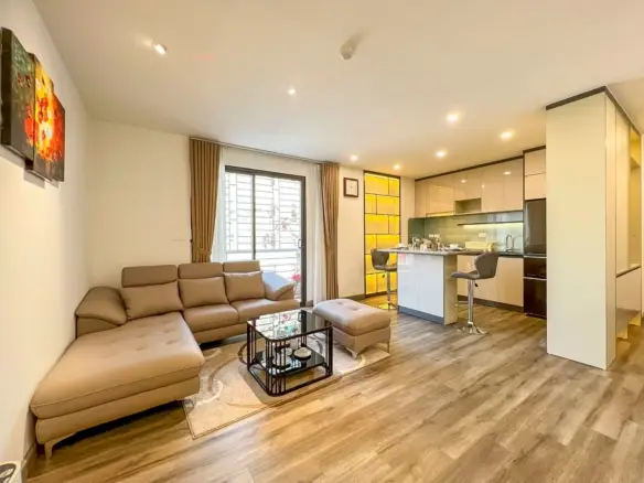 Hibiki Serviced Apartment Apartment One Bedroom Living Room