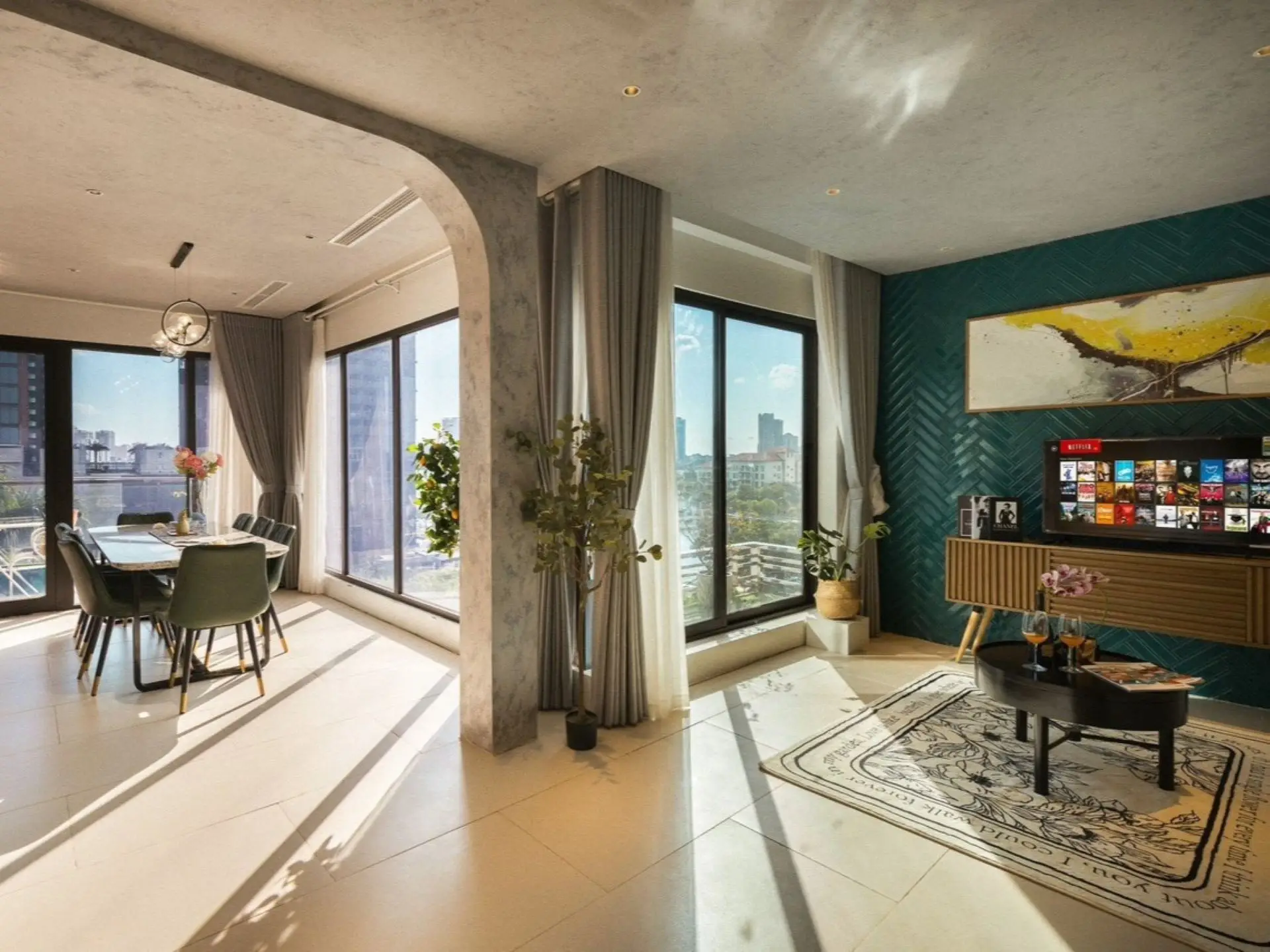 Cara Rutic Penhouse – livingroom