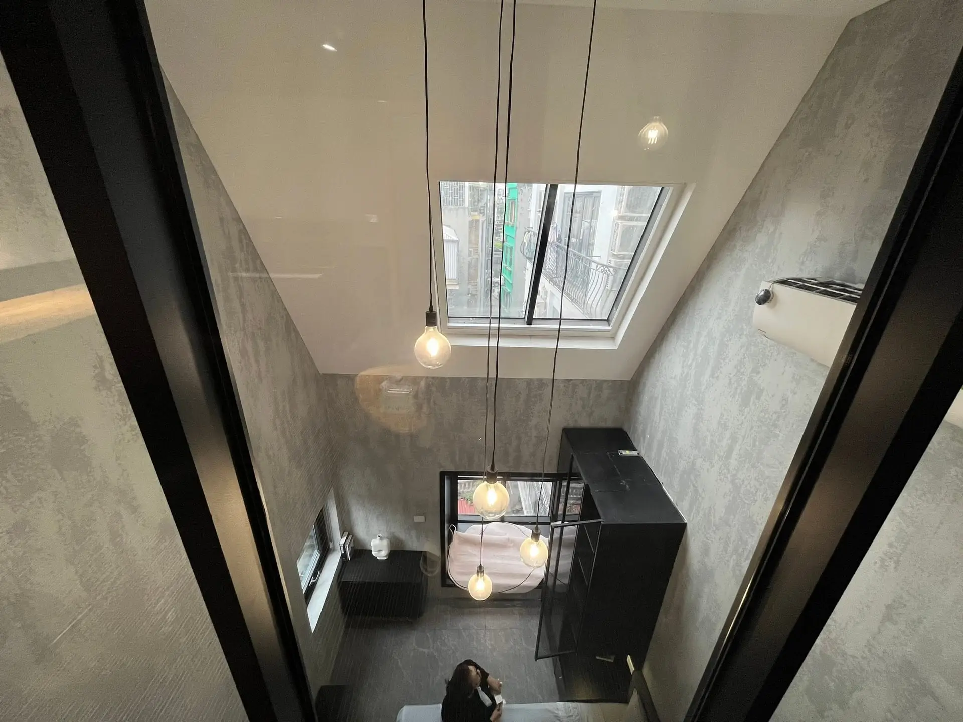224 Duong Buoi Apartment_duplex (13) Apartment226 Buoiの吹き抜け