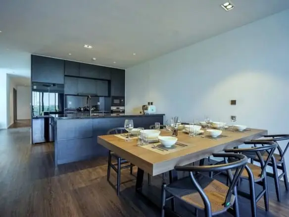 Hanoi Housing Quang An Apartment Four Bedroom 401 Dinning Room Kitchen