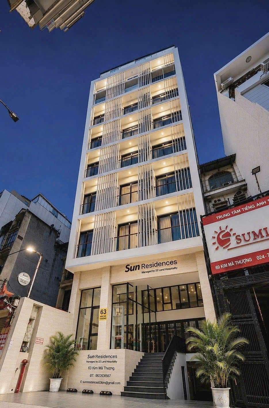 SUN residence kim ma thuong outside