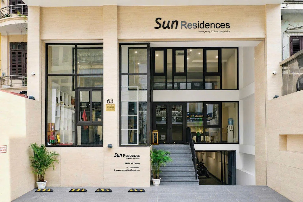 SUN residences Kim Ma Thuong entrance