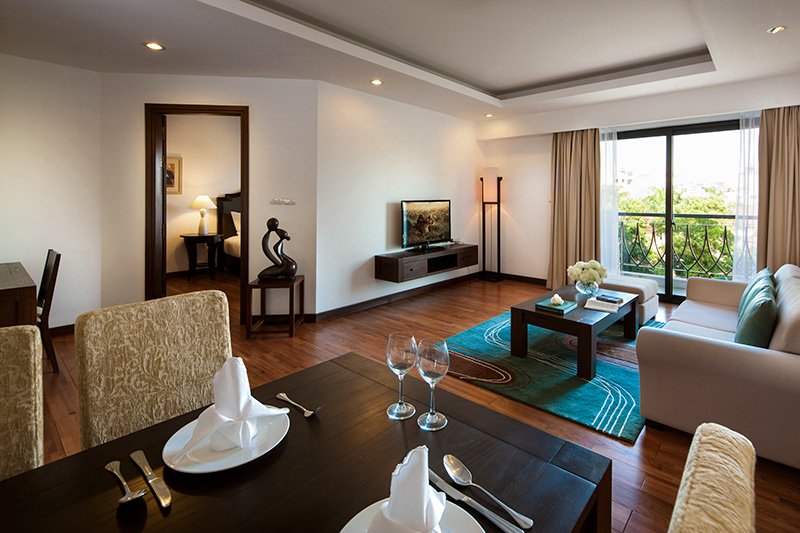Elegant Suites Westlake One Bedroom Bedroom