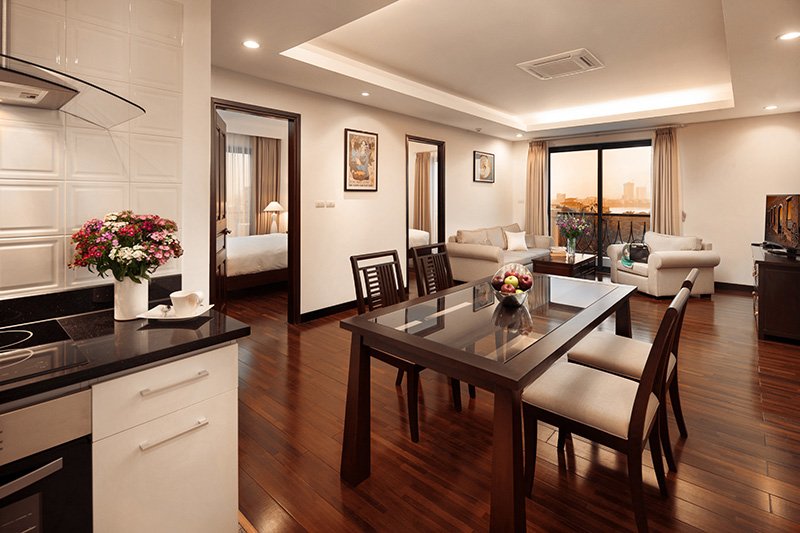 Elegant Suites Westlake Three Bedroom Bedroom