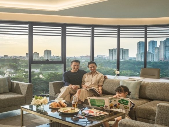 Fraser Residence Hanoi Living Room