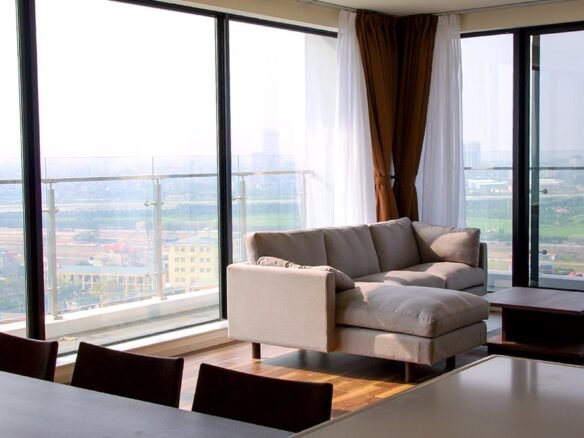 The Authentic Haseko Long Bien Residence Corner Living Room