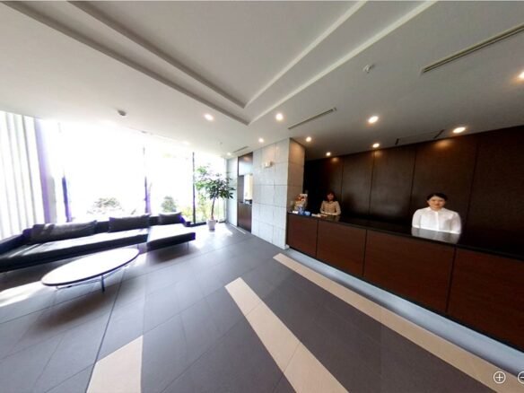 The Authentic Haseko Long Bien Residence Reception Lobby