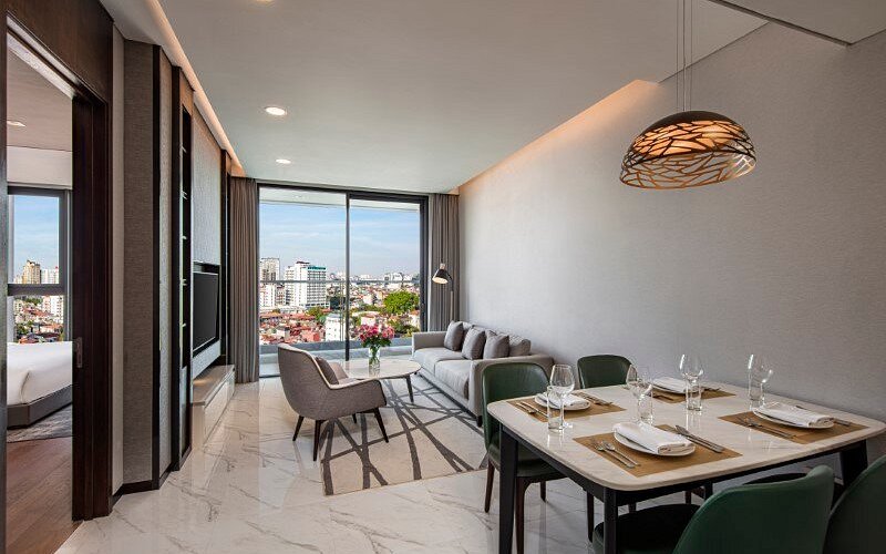 The Five Residences Hanoi Residence Apartment Dining Room