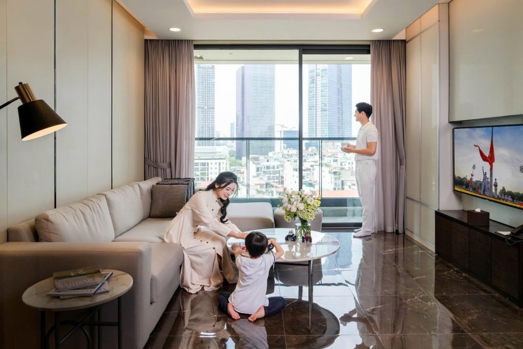 The Five Residences Hanoi Residence Apartment Living Room